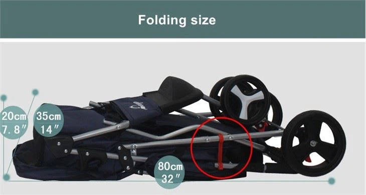 Pet Stroller 3 Wheels