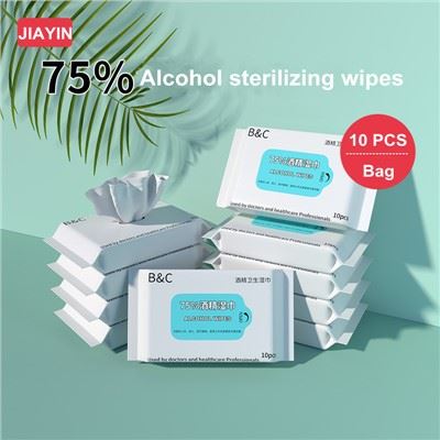 75% 알코올 젖은 물티슈